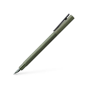 Caneta de aparo Faber-Castell Neo Slim - Alumínio verde mate