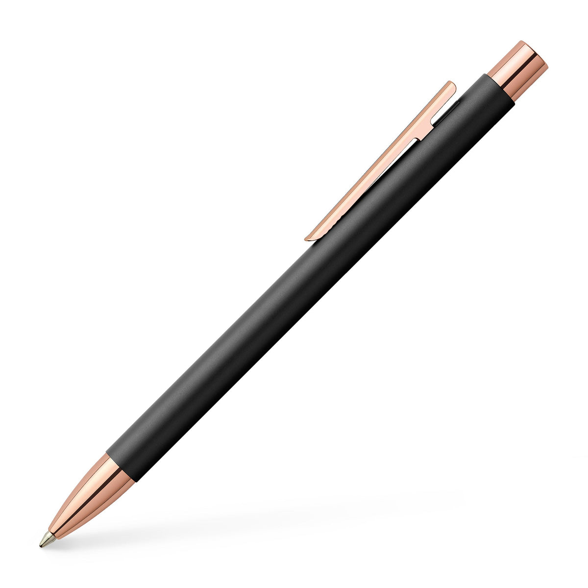 Esferográfica Faber-Castell Neo Slim - Preto mate com ouro rosa