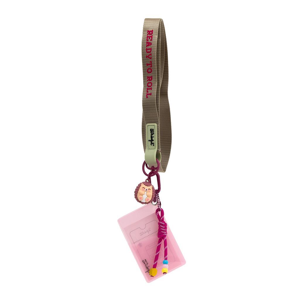 Fita Lanyard com Porta-cartões - Ouriço - Mr. Wonderful - Papelaria Encantada