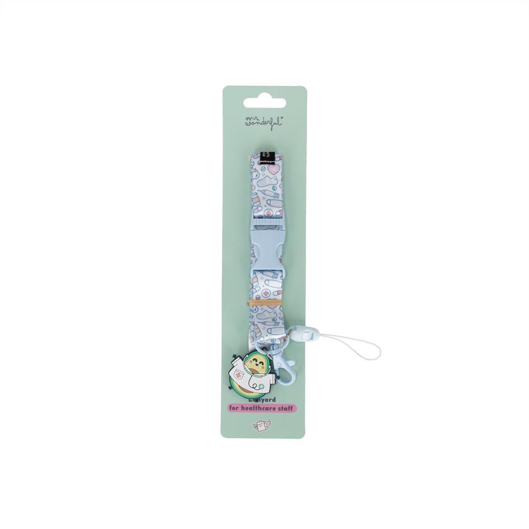 Fita Lanyard para o pessoal de saúde - Mr. Wonderful - Papelaria Encantada