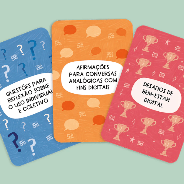 Flashcards - Larga o Telemóvel - The Happy Gang - Papelaria Encantada