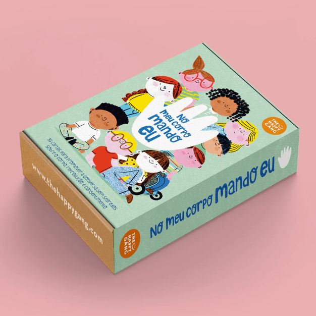 Flashcards - No Meu Corpo Mando Eu! - The Happy Gang - Papelaria Encantada