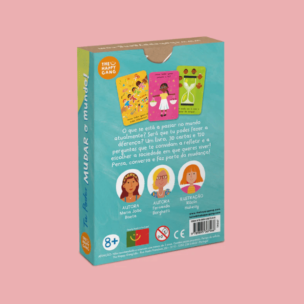 Flashcards - Tu Podes Mudar o Mundo - The Happy Gang - Papelaria Encantada