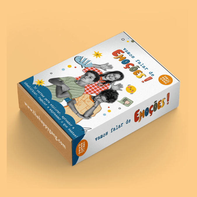 Flashcards - Vamos Falar de Emoções! - The Happy Gang - Papelaria Encantada