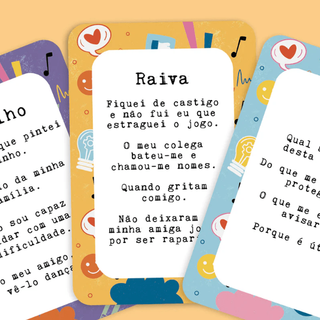 Flashcards - Vamos Falar de Emoções! - The Happy Gang - Papelaria Encantada