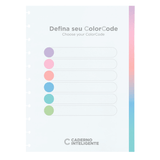 Folhas pautadas Grande Colorcode - Papelaria Encantada