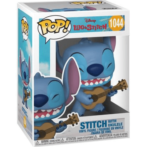 Funko Pop Disney Lilo & Stitch - Stitch con Ukelele 1044 - Papelaria Encantada