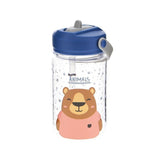 Garrafa de plástico 330ml Aurea kids - Urso - Papelaria Encantada