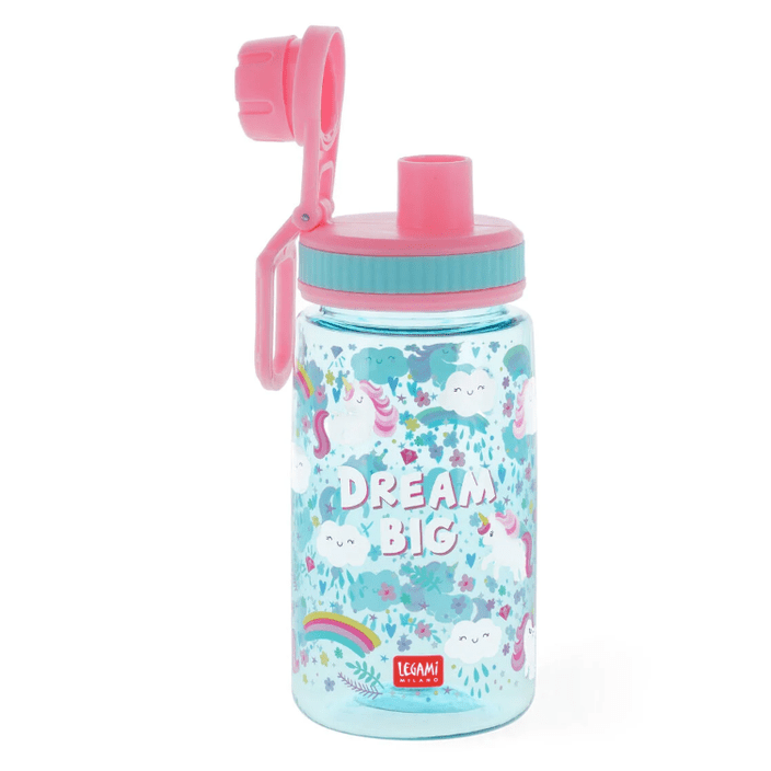 Garrafa Infantil unicórnio - Vamos Beber! Legami - Papelaria Encantada