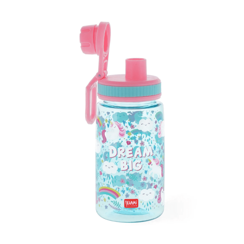 Garrafa Infantil unicórnio - Vamos Beber! Legami - Papelaria Encantada