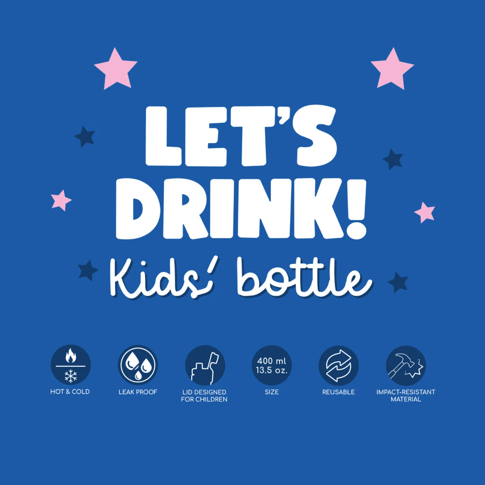 Garrafa Infantil unicórnio - Vamos Beber! Legami - Papelaria Encantada