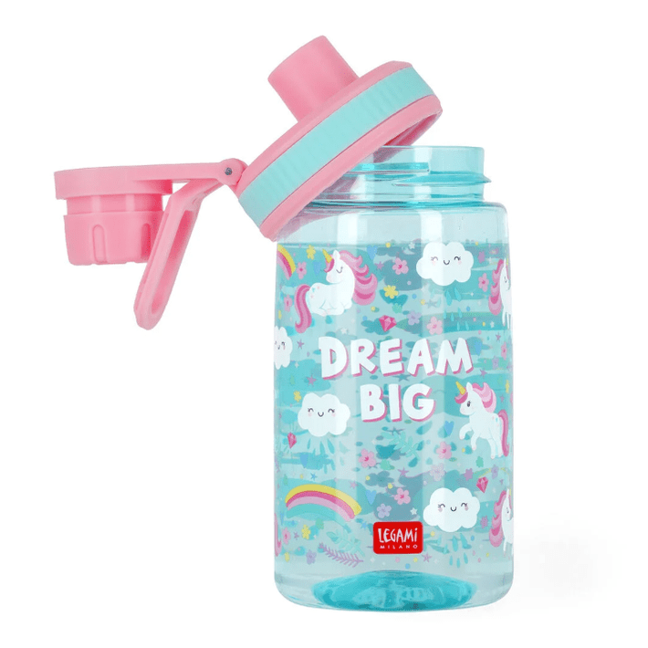 Garrafa Infantil unicórnio - Vamos Beber! Legami - Papelaria Encantada