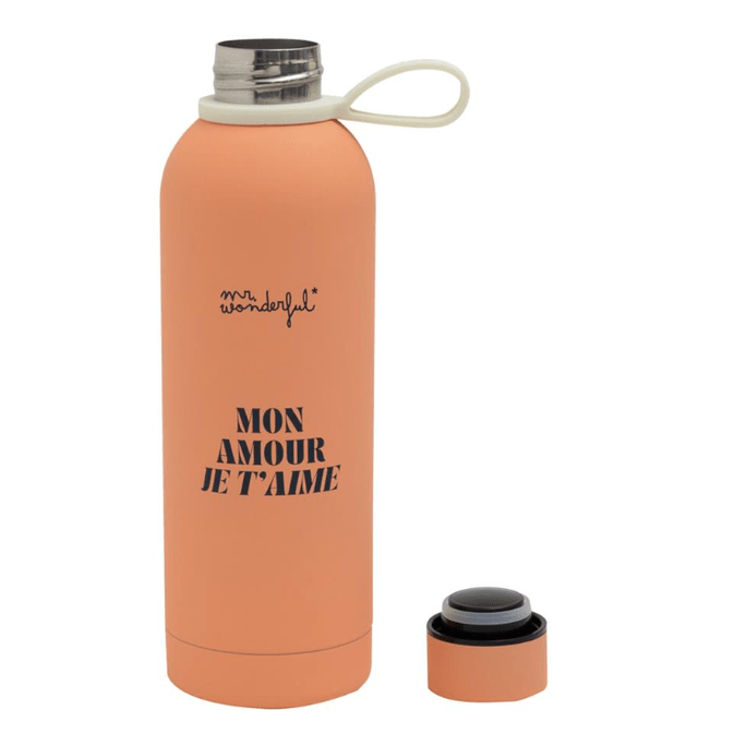 Garrafa - Mon amour je taime - Mr wonderful - Papelaria Encantada