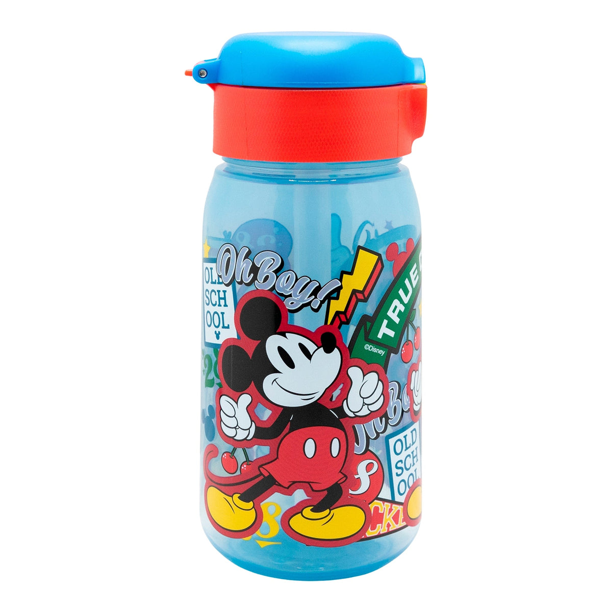 Garrafa plástico Mickey 510ML - Papelaria Encantada