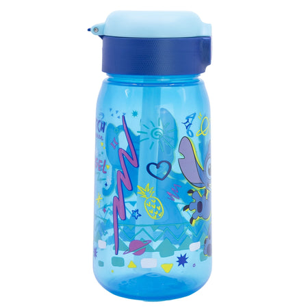 Garrafa plástico Stitch & Angel 510ml - Papelaria Encantada