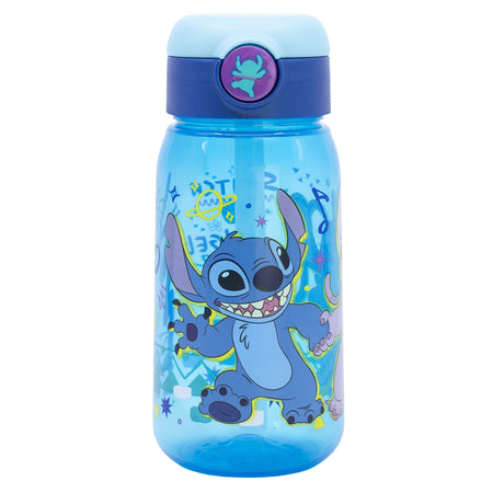 Garrafa plástico Stitch & Angel 510ml - Papelaria Encantada
