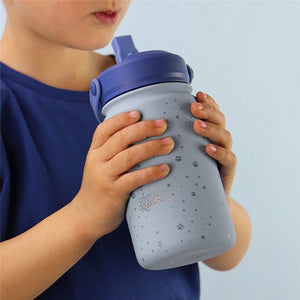 Garrafa térmica 330ml Aurea kids - Urso - Papelaria Encantada