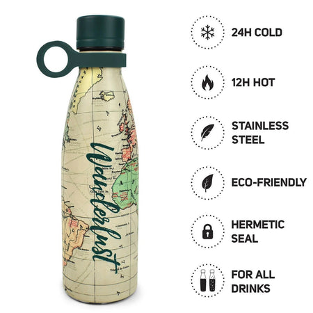 Garrafa Térmica 500 Ml Travel Legami - Papelaria Encantada