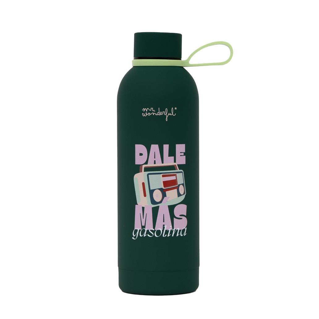 Garrafa Térmica 500ml - Dale más gasolina - Mr. Wonderful - Papelaria Encantada