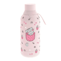 Garrafa térmica 500ml Gatos rosa - Papelaria Encantada