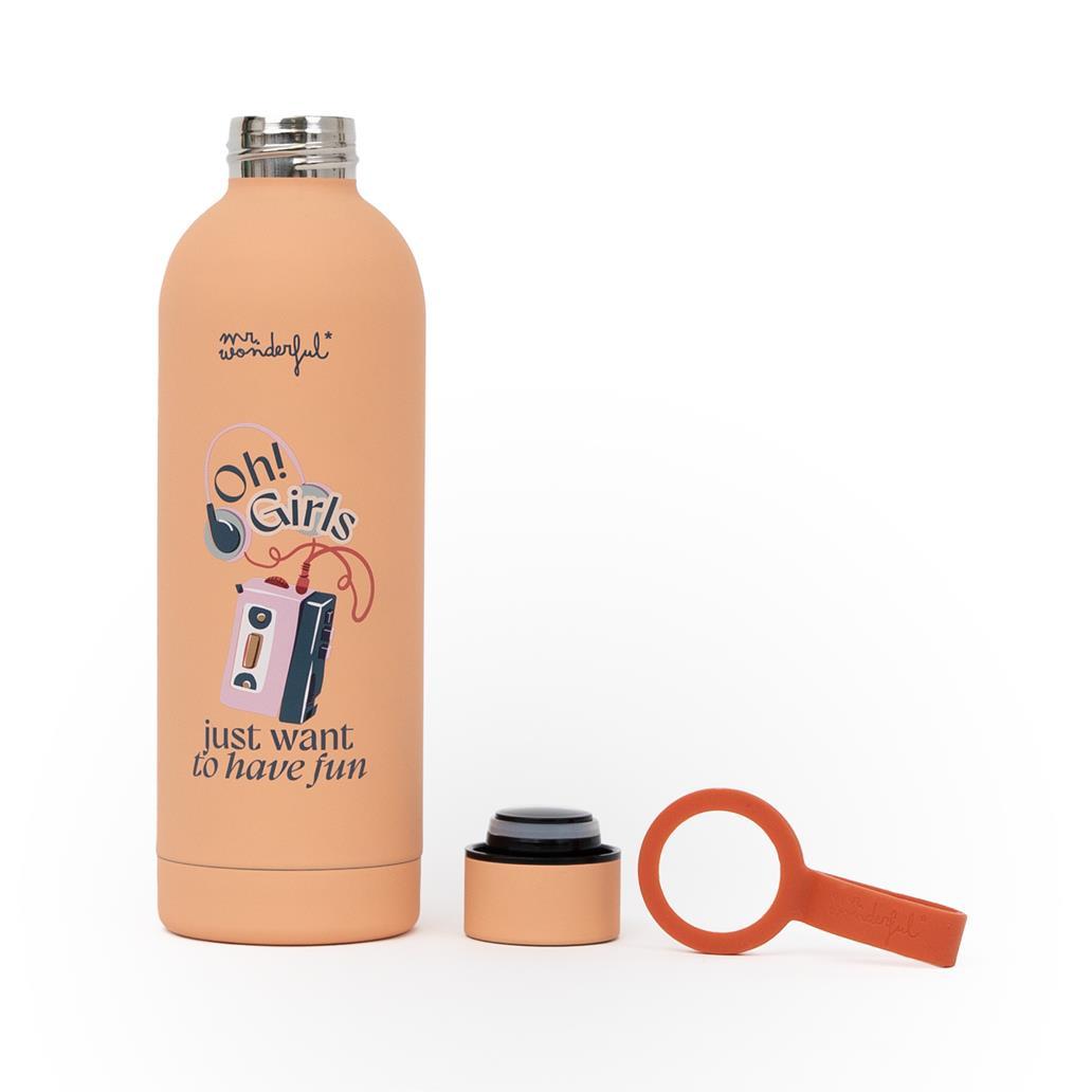 Garrafa Térmica 500ml - Oh! Girls just want to have fun - Mr. Wonderful - Papelaria Encantada
