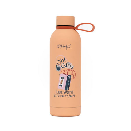Garrafa Térmica 500ml - Oh! Girls just want to have fun - Mr. Wonderful - Papelaria Encantada