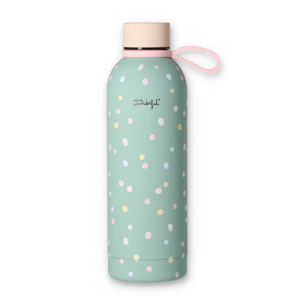 Garrafa Térmica 500ml - Polka Dots - Papelaria Encantada