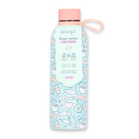 Garrafa Térmica 500ml - Saúde - Mr. Wonderful - Papelaria Encantada