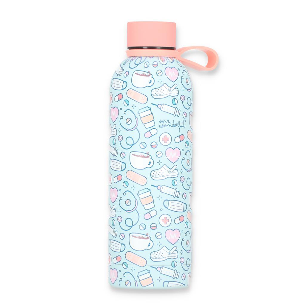 Garrafa Térmica 500ml - Saúde - Mr. Wonderful - Papelaria Encantada