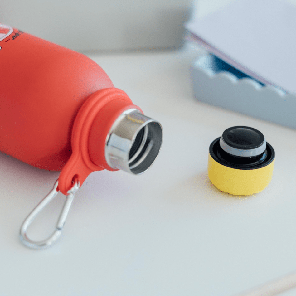 Garrafa térmica 500ML Smiley - Papelaria Encantada