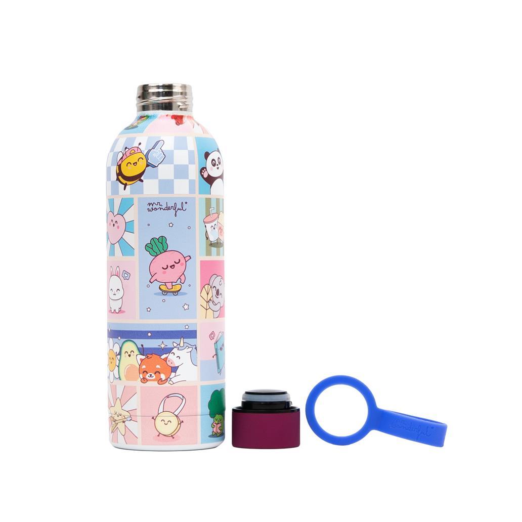 Garrafa Térmica 500ml - Wonder Comic - Mr. Wonderful - Papelaria Encantada