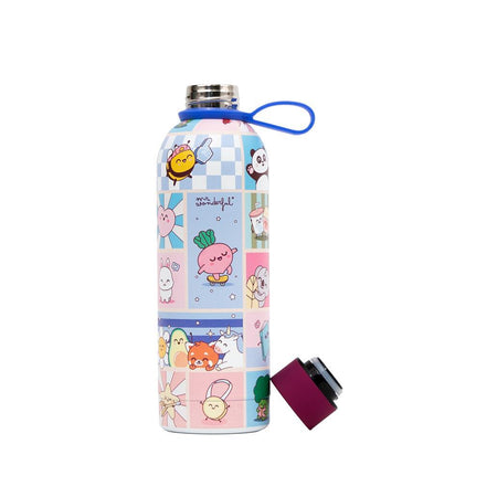 Garrafa Térmica 500ml - Wonder Comic - Mr. Wonderful - Papelaria Encantada