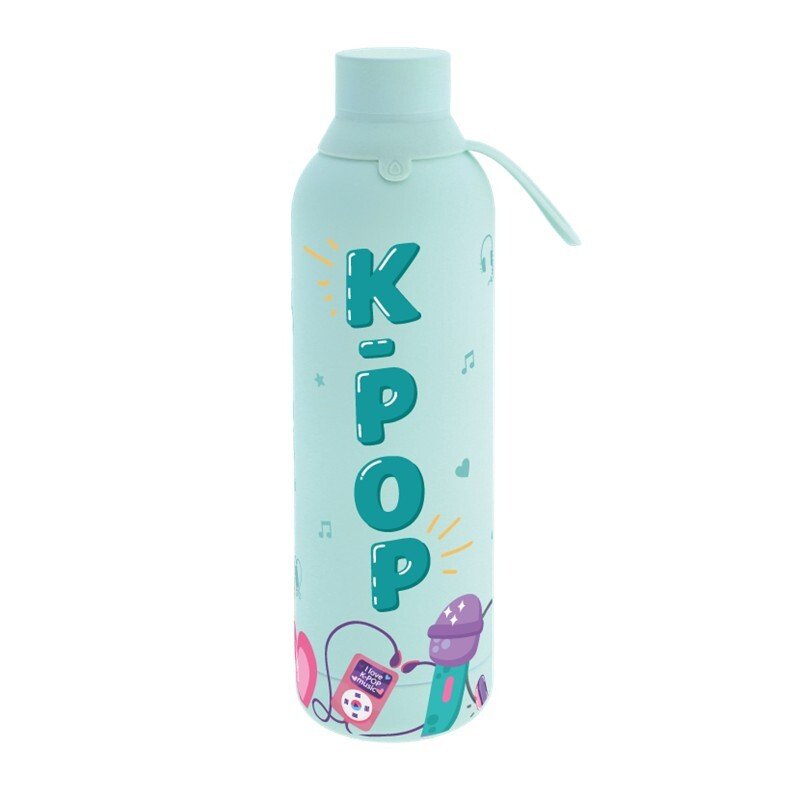 Garrafa térmica 750ML K - Pop - Mint - Papelaria Encantada