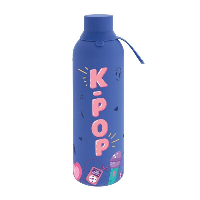 Garrafa térmica 750ML K - Pop - Roxo - Papelaria Encantada