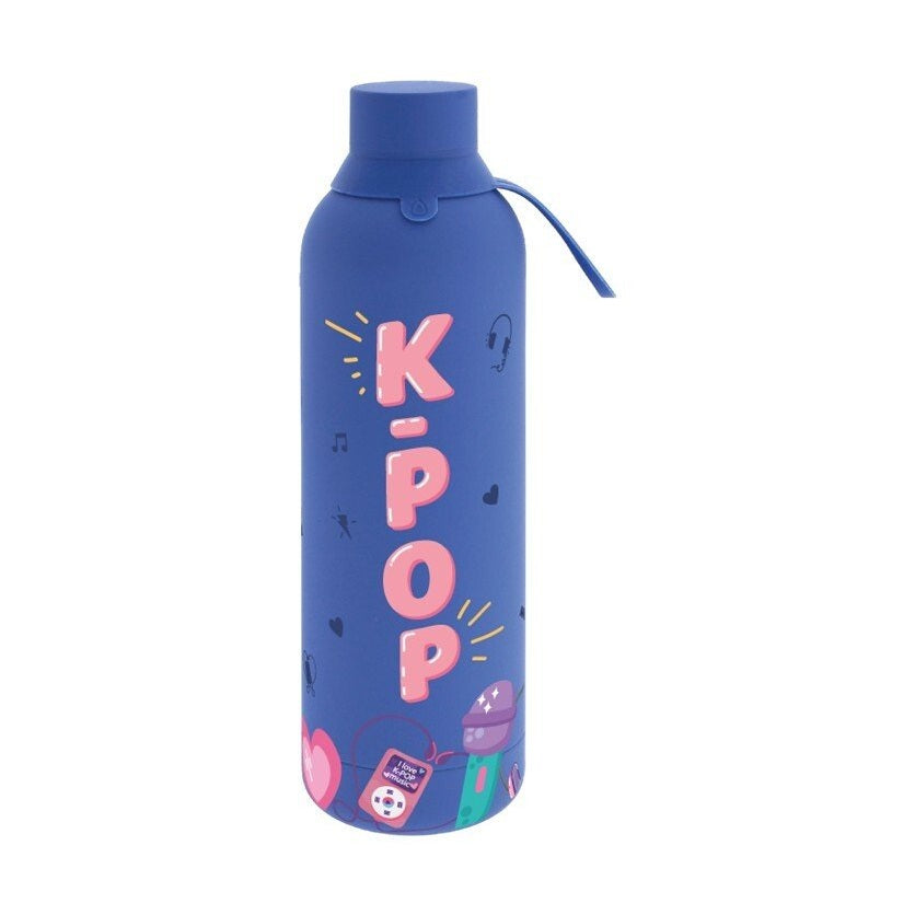 Garrafa térmica 750ML K - Pop - Roxo - Papelaria Encantada