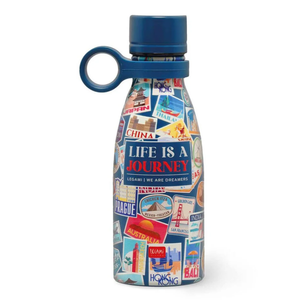 Garrafa térmica Adesivos de Viagem 300ml Legami - Papelaria Encantada
