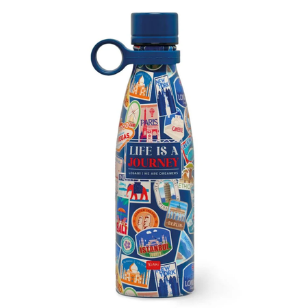 Garrafa térmica Adesivos de viagem 500ml Legami - Papelaria Encantada