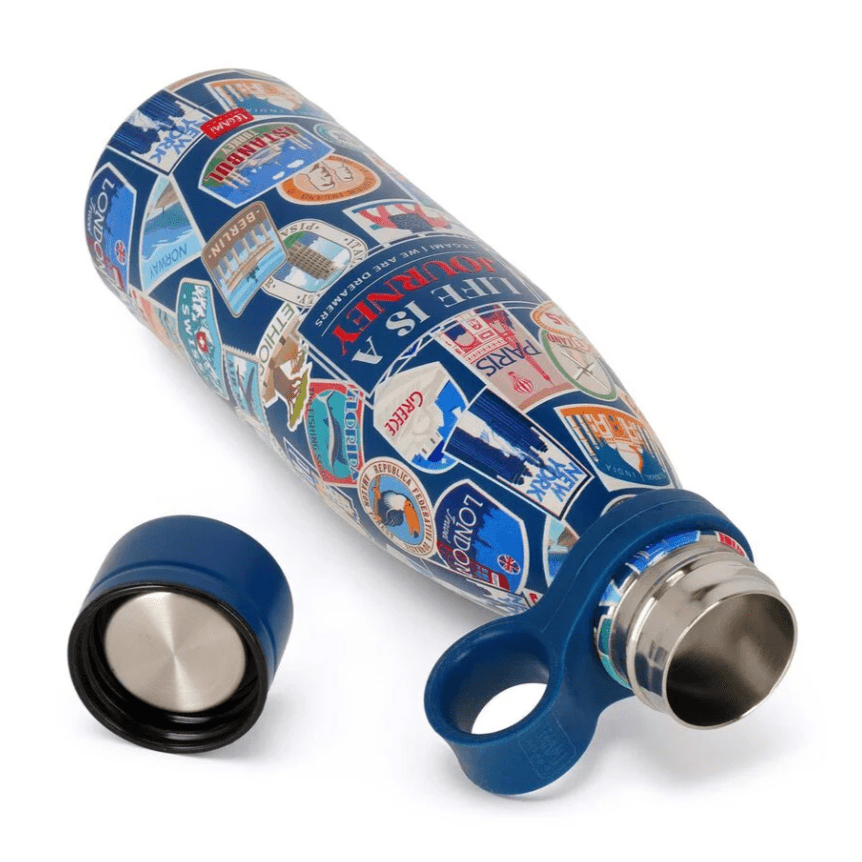 Garrafa térmica Adesivos de viagem 500ml Legami - Papelaria Encantada