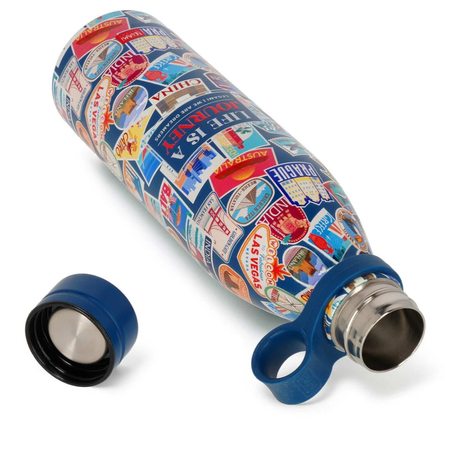 Garrafa térmica Adesivos de viagem 800ml Legami - Papelaria Encantada