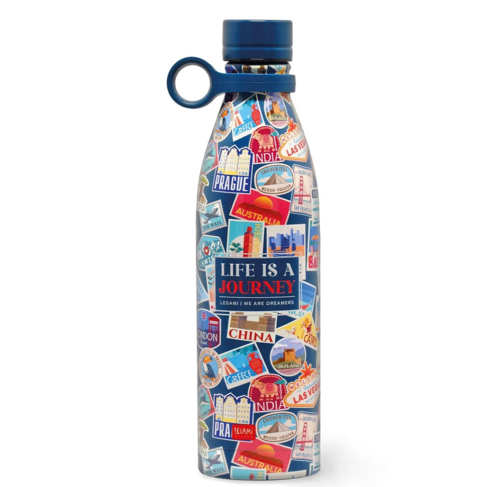 Garrafa térmica Adesivos de viagem 800ml Legami - Papelaria Encantada