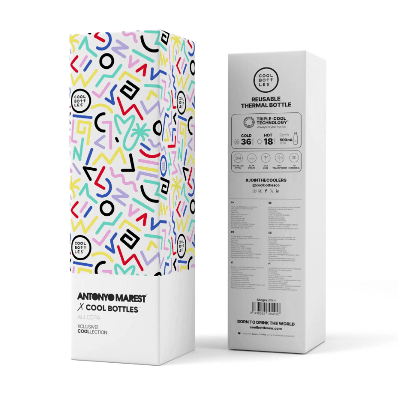 Garrafa térmica Cool Bottles Allegra 500ml - Papelaria Encantada