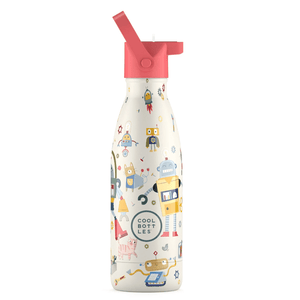 Garrafa térmica Cool Bottles Kids Messy Robots 350ML - Papelaria Encantada