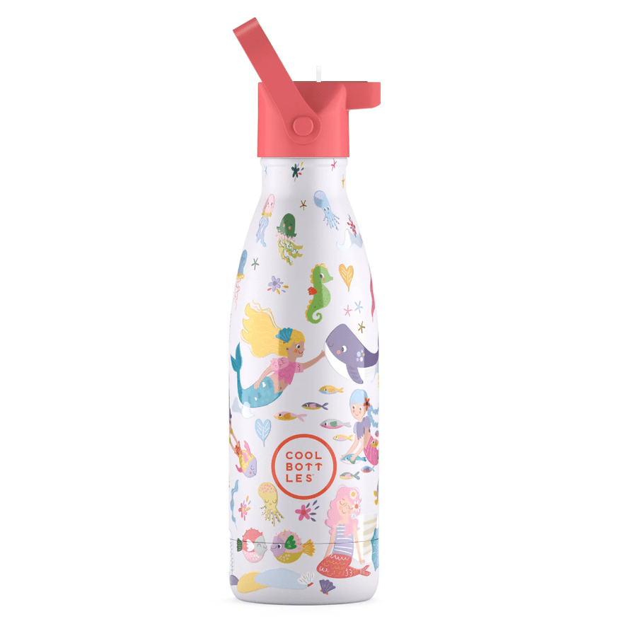 Garrafa térmica Cool Bottles Kids Sweet Mermaids 350ML - Papelaria Encantada