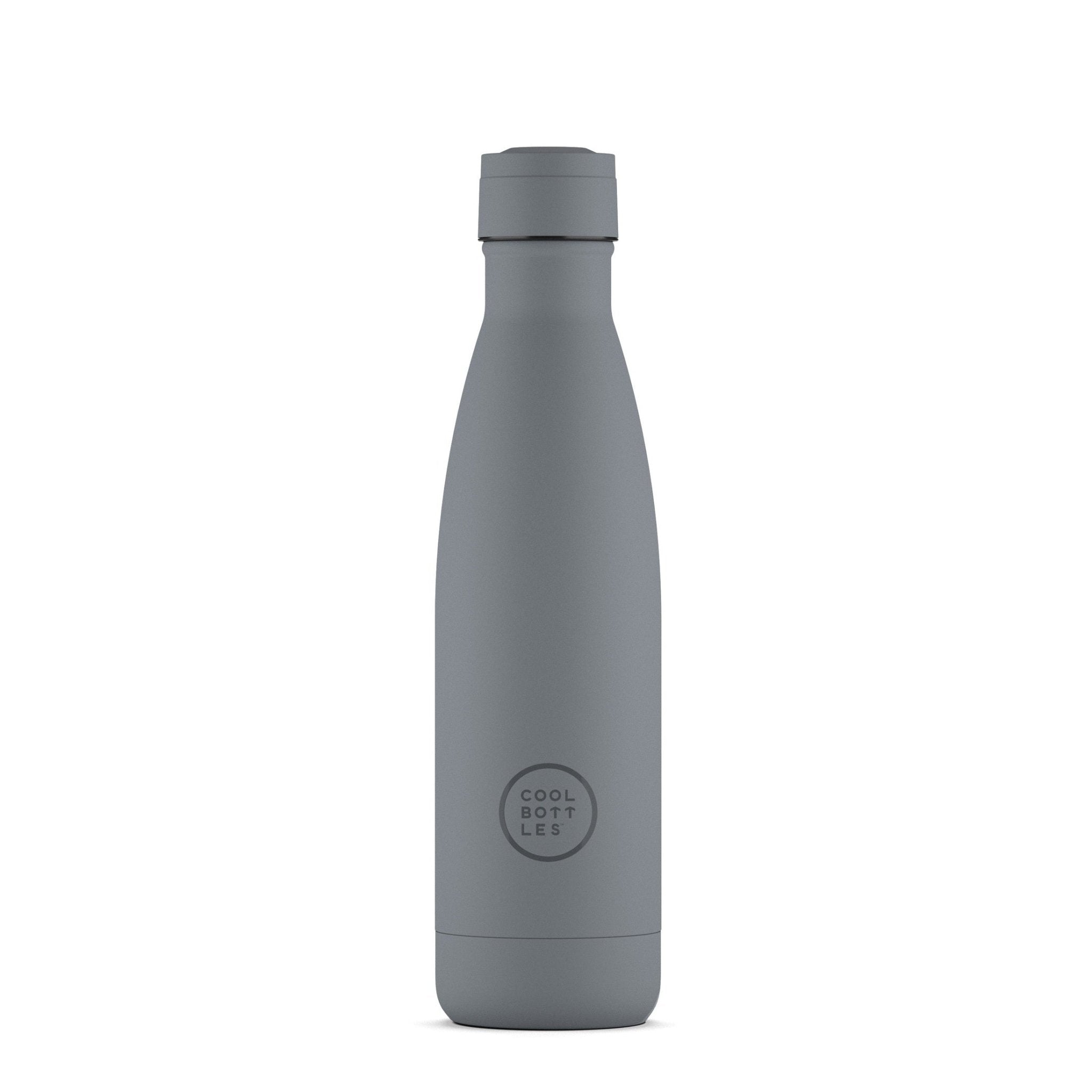 Garrafa térmica Cool Bottles Pastel Grey 500ml - Papelaria Encantada