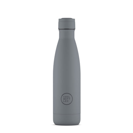 Garrafa térmica Cool Bottles Pastel Grey 500ml - Papelaria Encantada