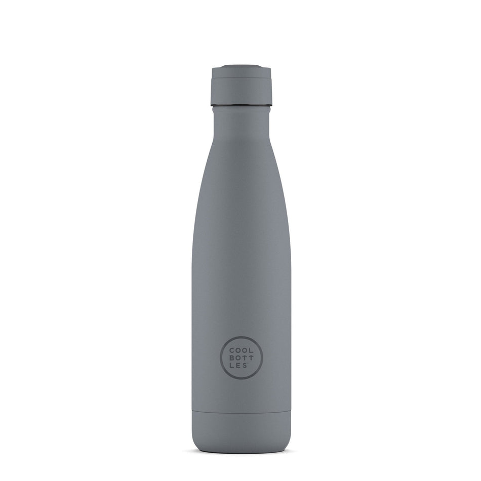Garrafa térmica Cool Bottles Pastel Grey 500ml - Papelaria Encantada