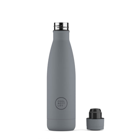 Garrafa térmica Cool Bottles Pastel Grey 500ml - Papelaria Encantada