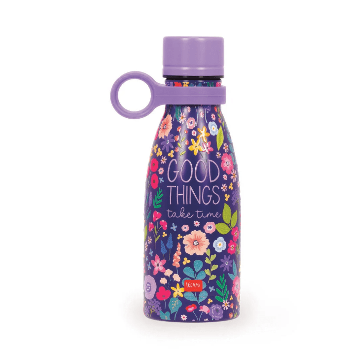 Garrafa térmica Flores 300ML Legami - Papelaria Encantada
