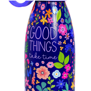 Garrafa térmica Flores 300ML Legami - Papelaria Encantada