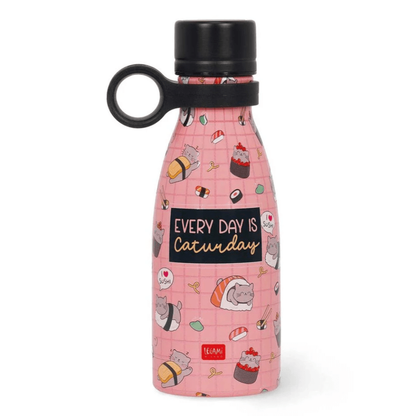 Garrafa térmica Gato Sushi 300ML Legami - Papelaria Encantada
